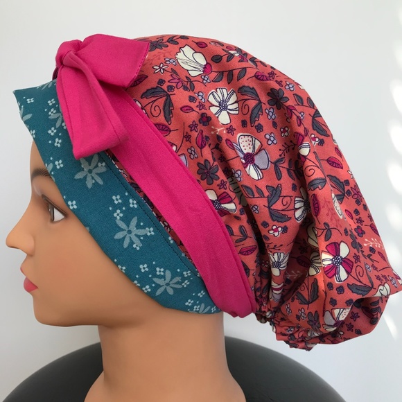 Scrub CAP/HAT *Reversible *Long Ties NWOT - Picture 1 of 15